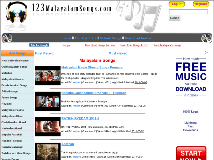 www.123malayalamsongs.com