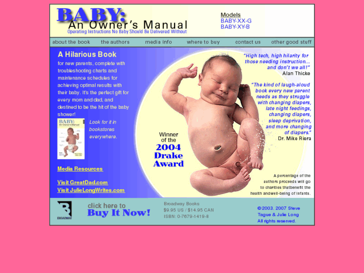 www.babyanownersmanual.com