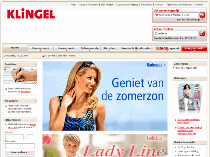 www.klingel.nl