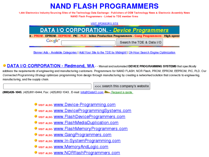 www.nandflashprogrammers.com