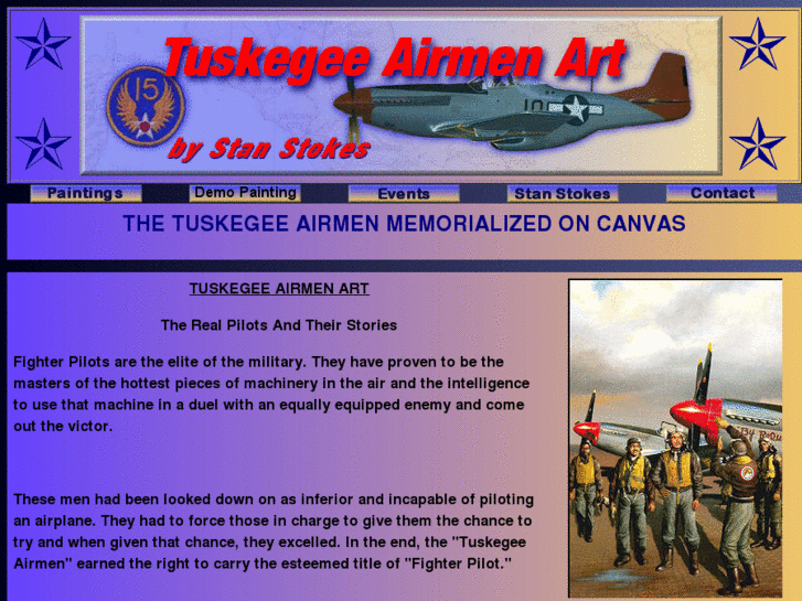 www.tuskegeeairmenart.com