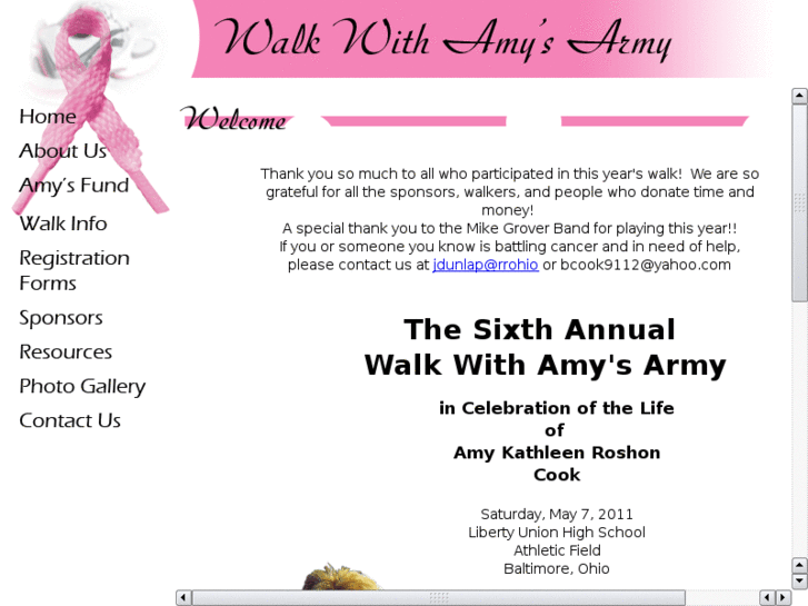 www.walkwithamysarmy.com