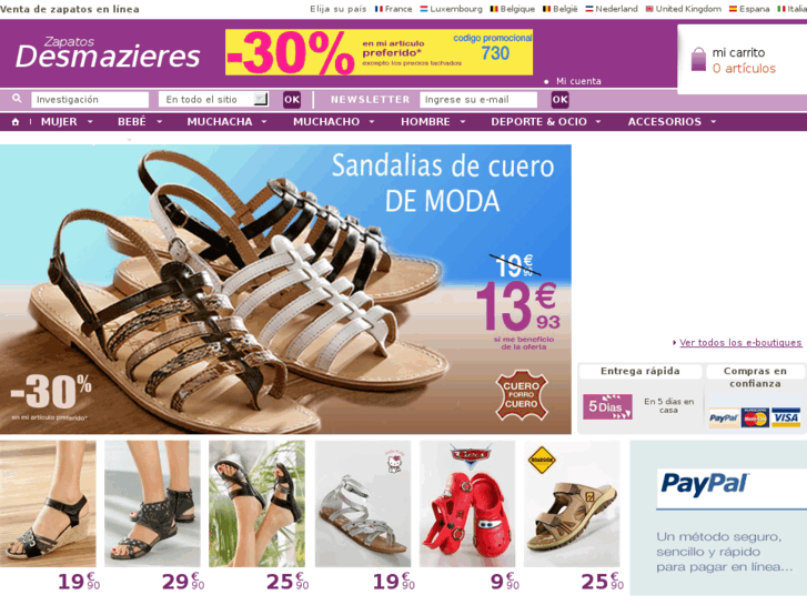 www.zapatos-desmazieres.es