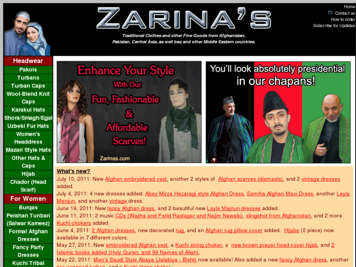 www.zarinas.com