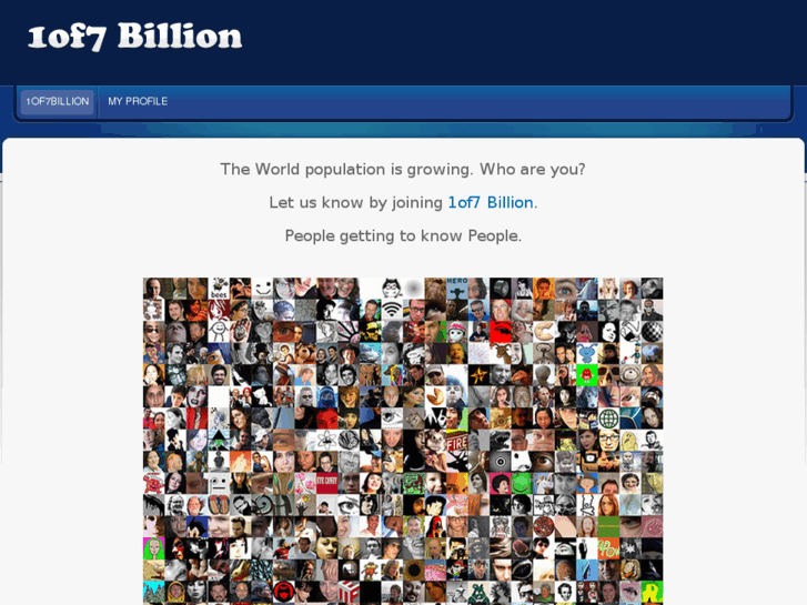 www.1of7billion.com