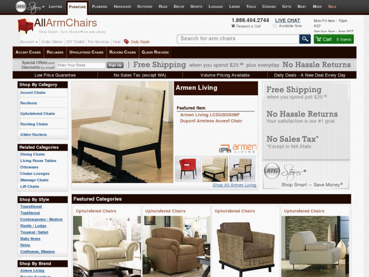 www.allarmchairs.com