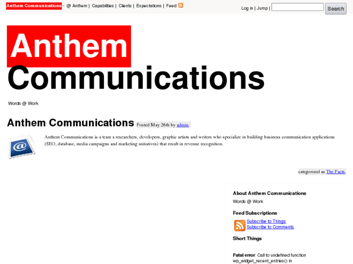 www.anthemcommunications.com