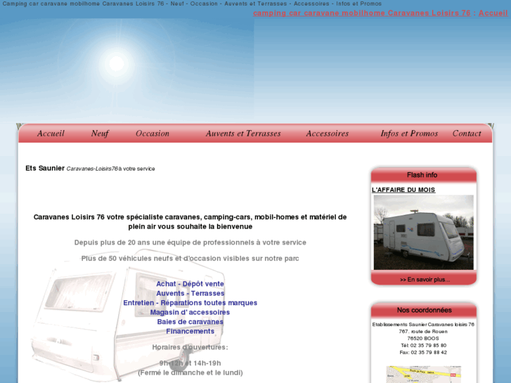 www.campingcar-caravanes-mobilhome-normandie.com