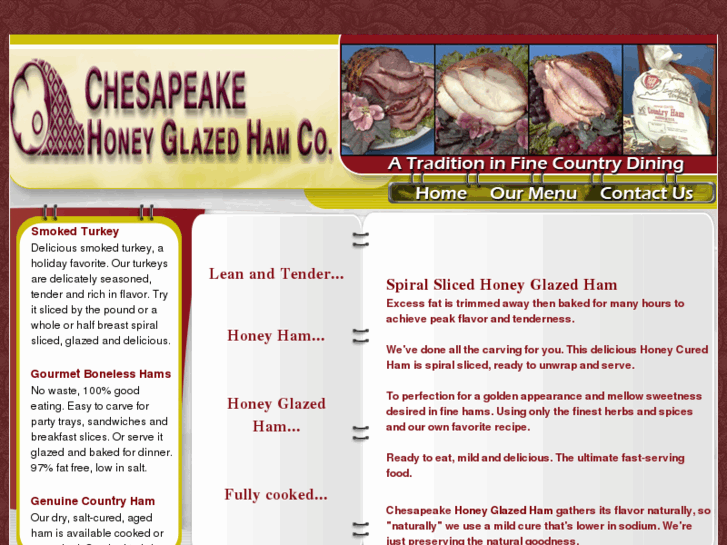 www.chesapeakehoneyhams.com