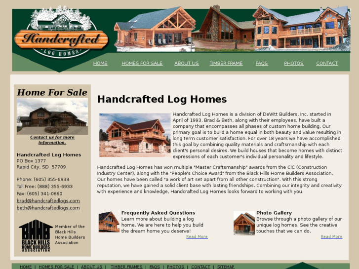 www.handcraftedlogs.com