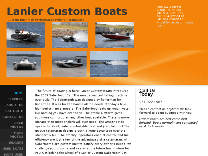 www.laniercustomboats.com