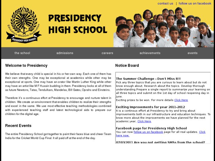 www.presidencyhighschool.com