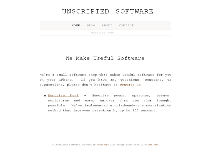 www.unscriptedsoftware.org