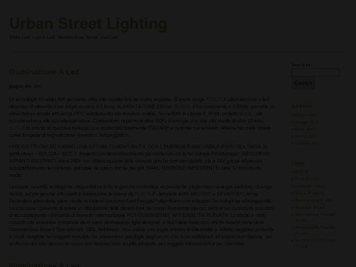 www.urbanstreetlighting.it