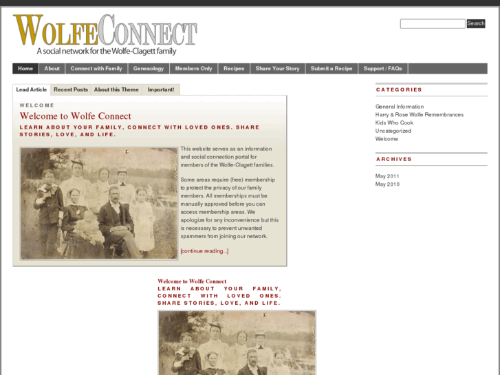 www.wolfe-clagett-family.com