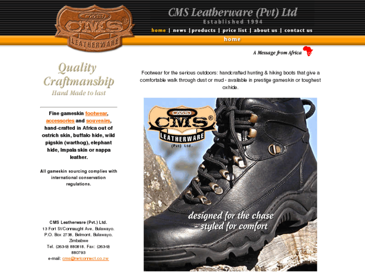 www.cmsleather.com