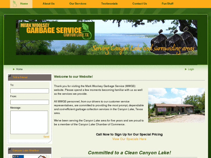 www.markwoolseygarbageservice.com