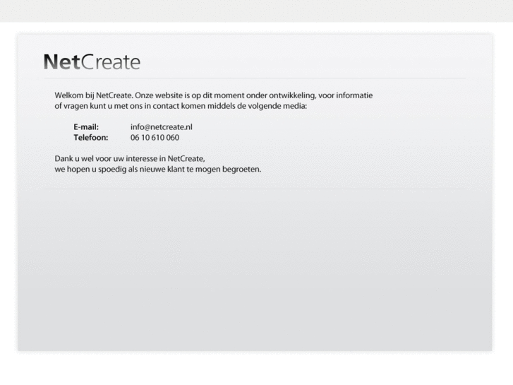 www.netcreate.nl