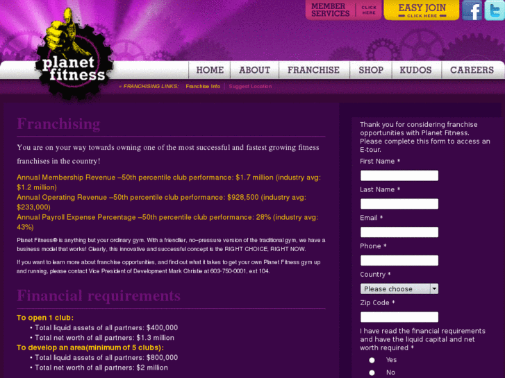 www.planetfitnessfranchise.com