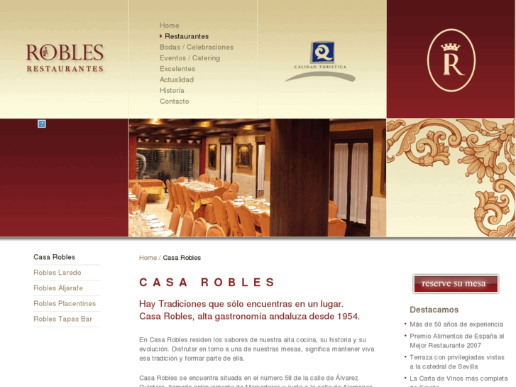 www.roblesrestaurantes.com