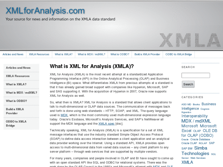 www.xmla.org