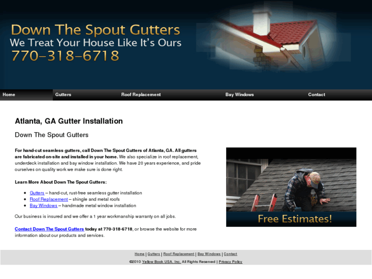 www.downthespoutgutters.com