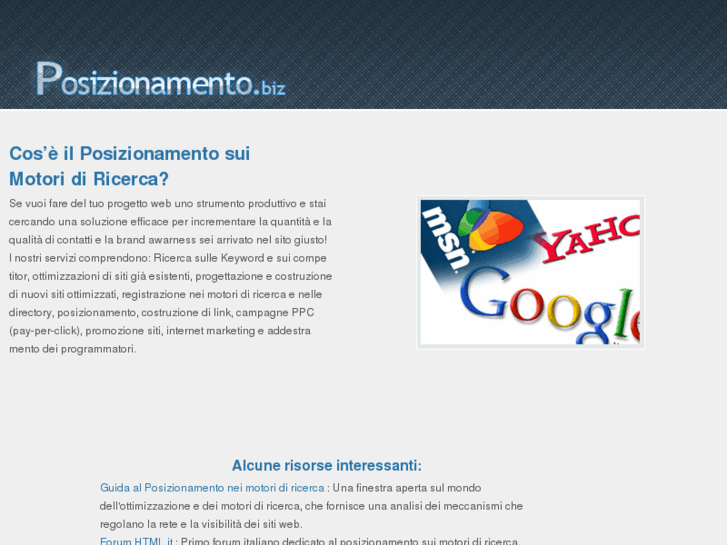 www.posizionamento.biz