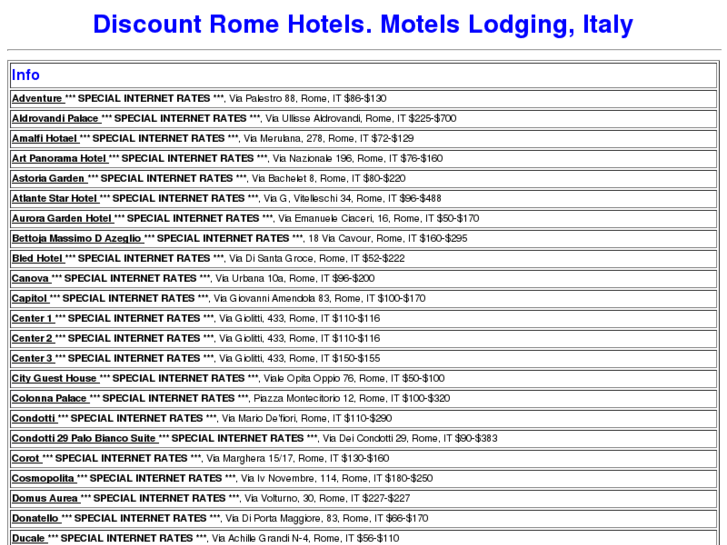 www.rome-rooms.com