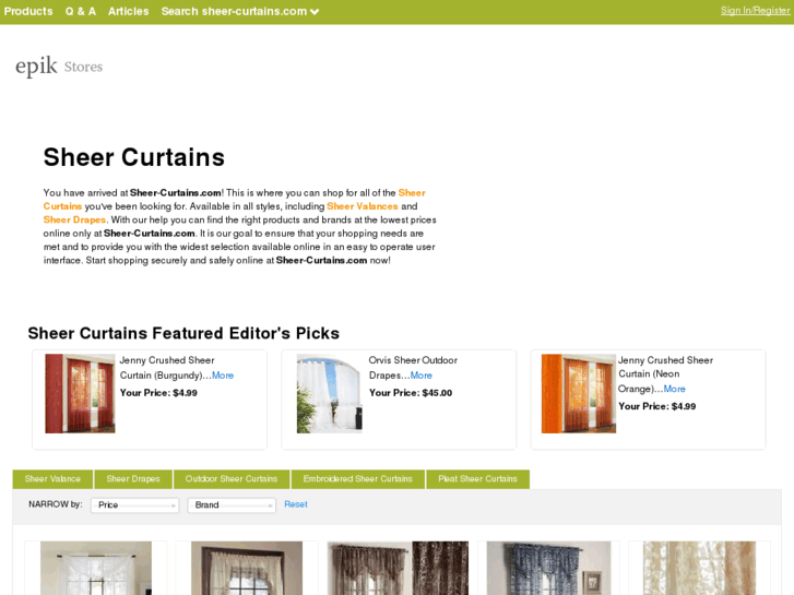 www.sheer-curtains.com