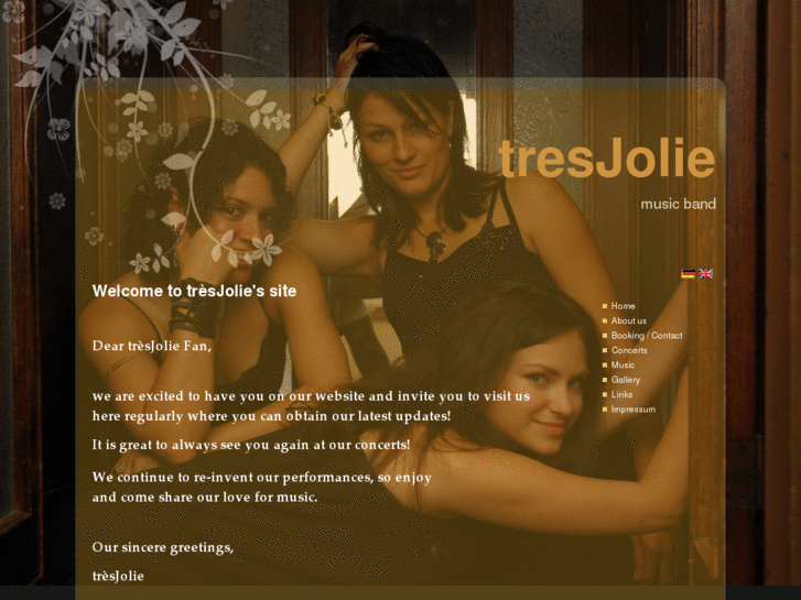 www.tresjolieband.com