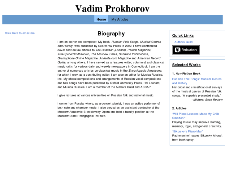 www.vadimprokhorov.com