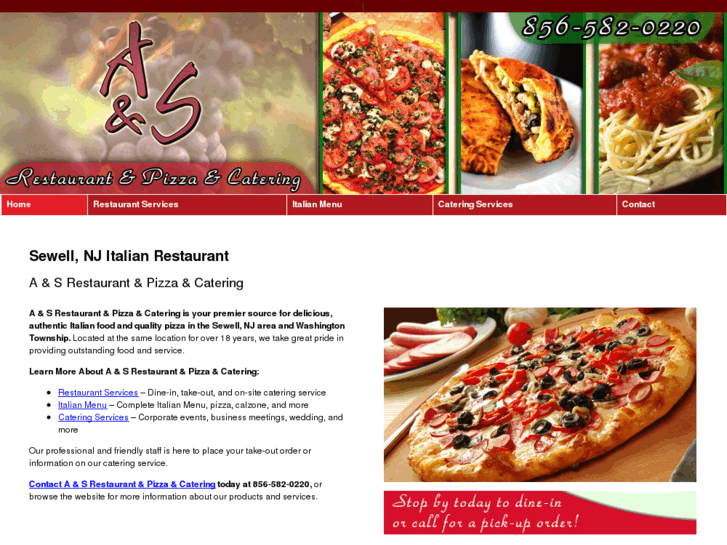 www.aandspizzarestaurant.com