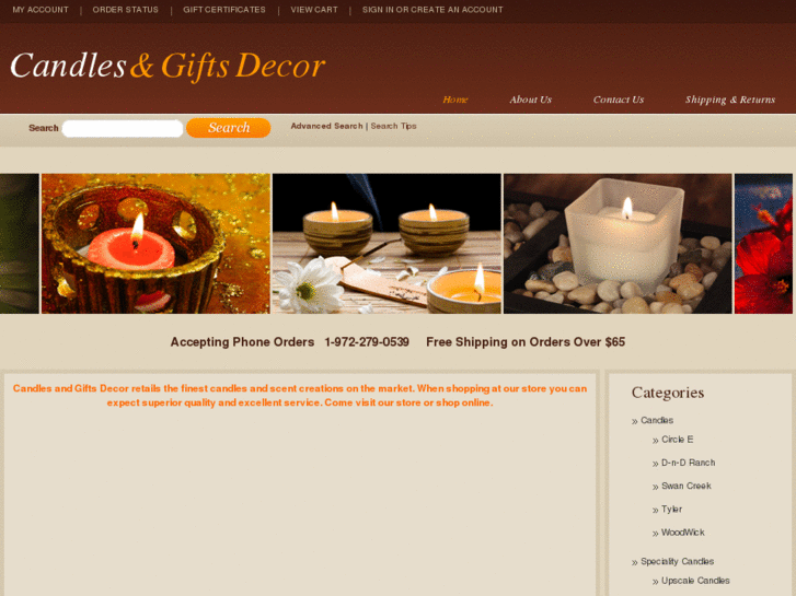 www.candlesandgiftsdecor.com