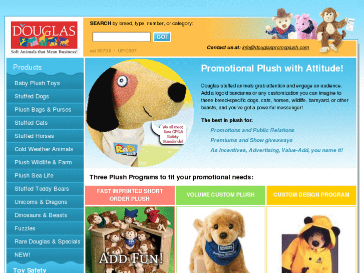 www.douglaspromoplush.com