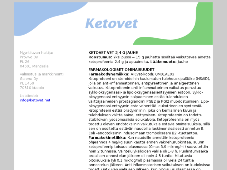 www.ketovet.net