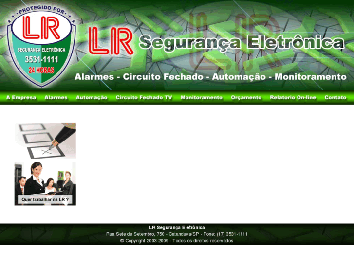 www.lrsegurancaeletronica.com.br