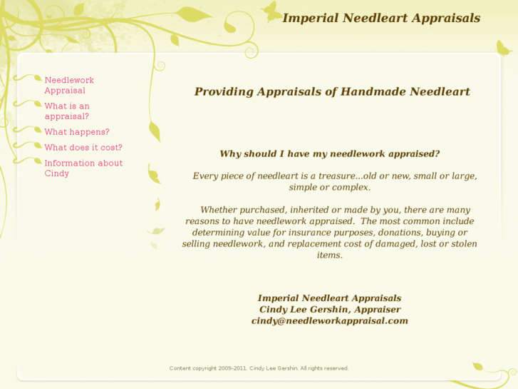 www.needleworkappraisal.com