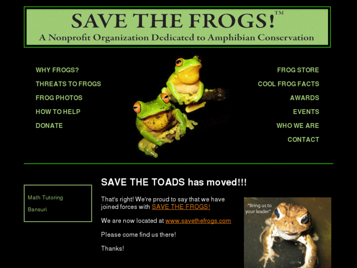 www.savethetoads.com