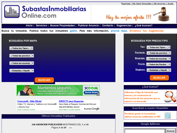 www.subastasinmobiliariasonline.com