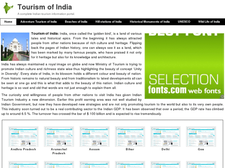 www.tourismofindia.info