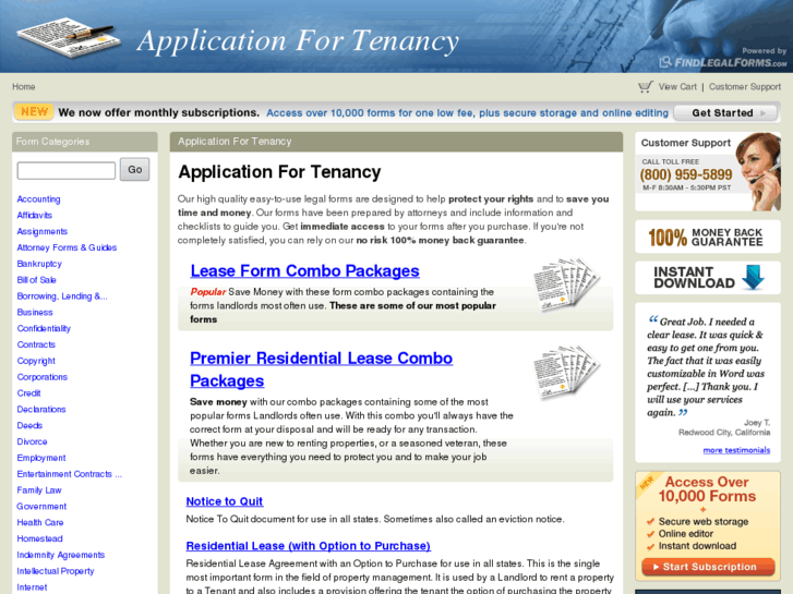 www.applicationfortenancy.com