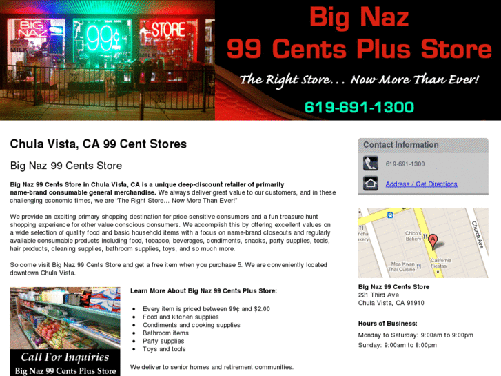 www.bignaz99centsplusstore.com