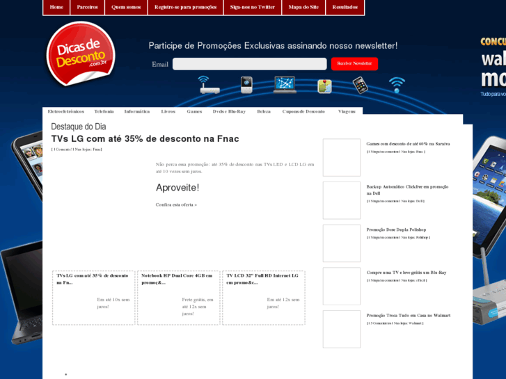 www.dicasdedesconto.com.br