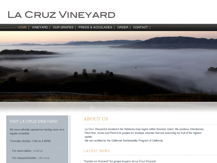 www.lacruzvineyard.com