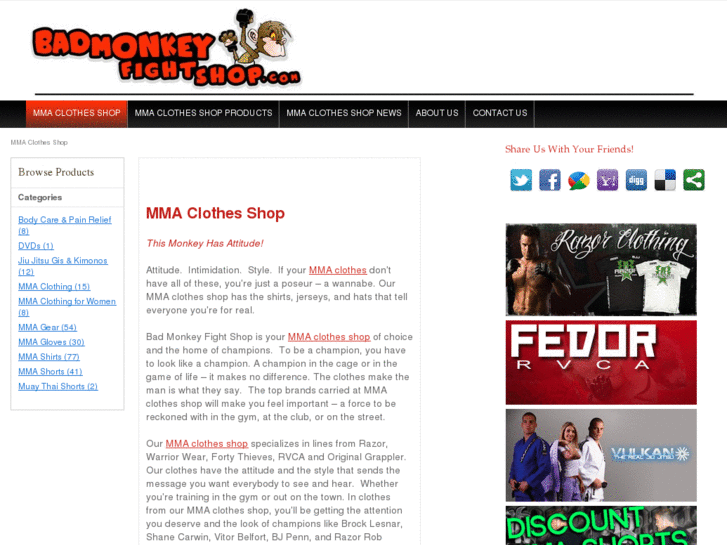 www.mmaclothesshop.com