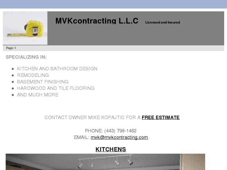 www.mvkcontracting.com