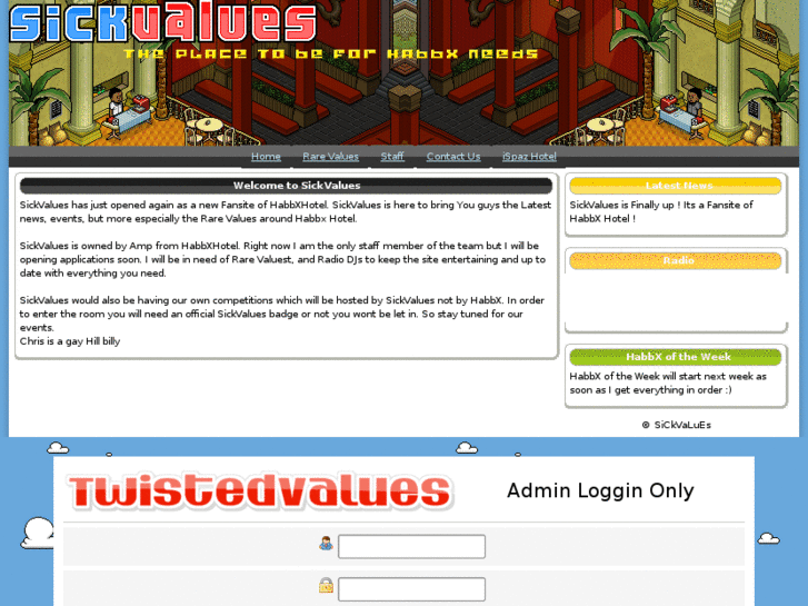 www.sickvalues.net