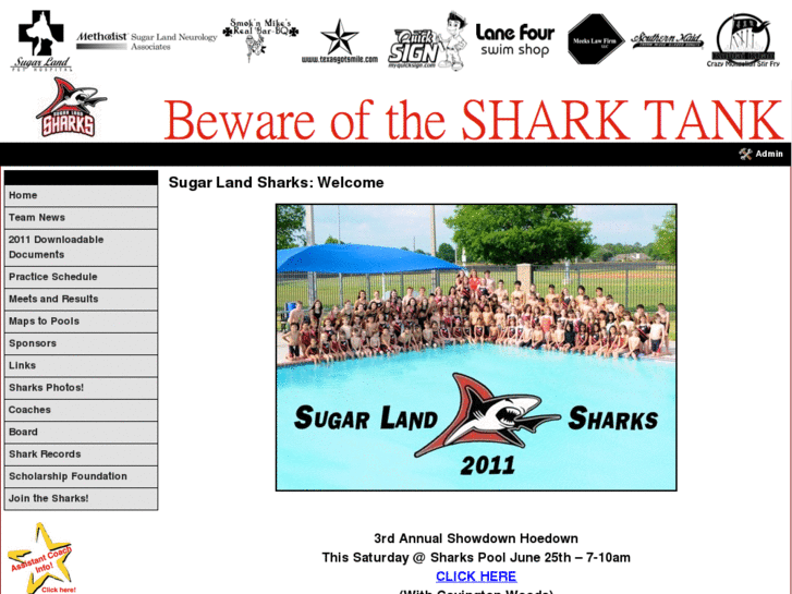 www.sugarlandsharks.org