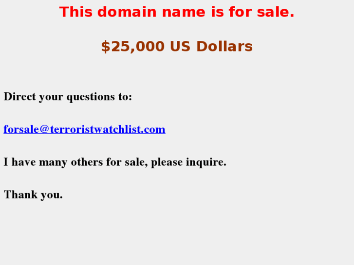 www.terroristwatchlist.com