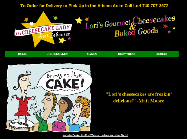 www.thecheesecakeladybakery.com